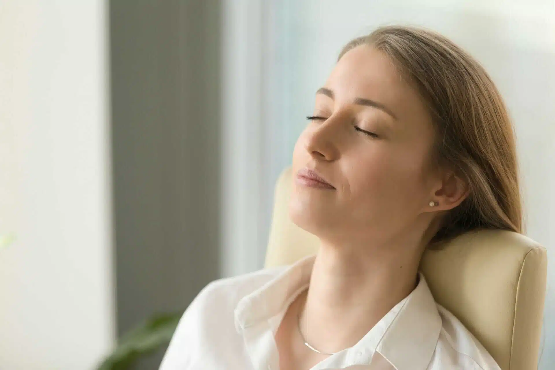 Patient relaxing comfortably at Southern Style Dental office. Gentle dental care for a stress-free experience.