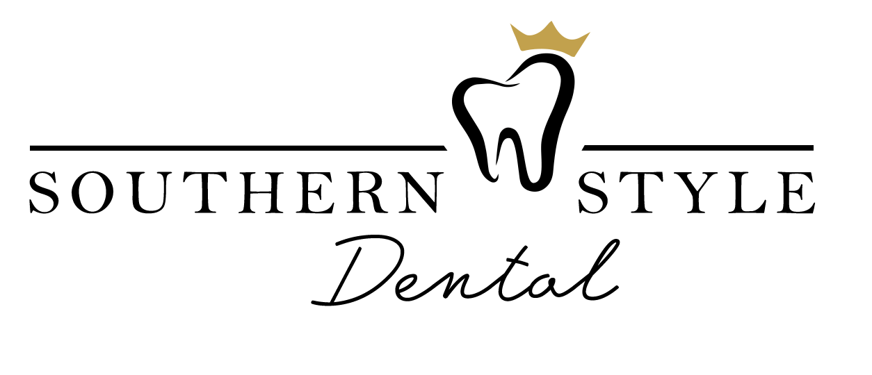 Southern Style Dental logo featuring a crowned tooth icon, representing dental care excellence and a professional smile.