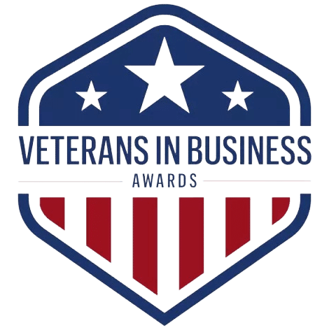 Southern Style Dental awarded Veterans in Business for exceptional service. Red, white, and blue star-themed logo.