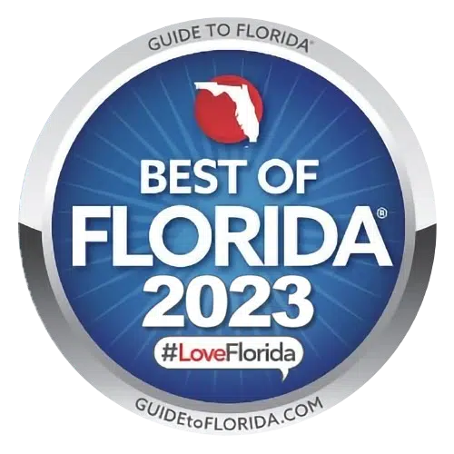 Best of Florida 2023 award badge - Southern Style Dental recognized for excellence - #LoveFlorida, GuideToFlorida.com