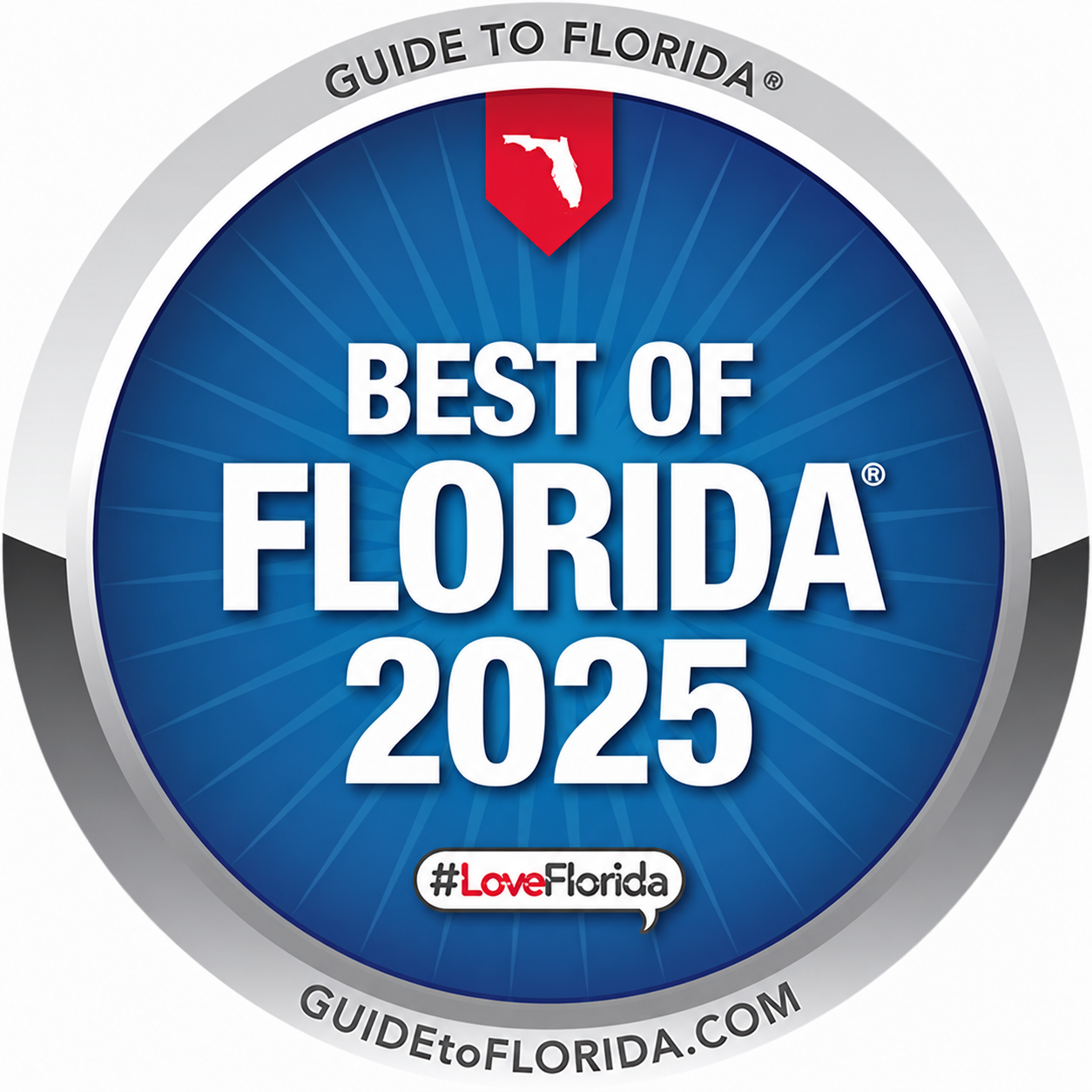 Best of Florida 2025 award badge